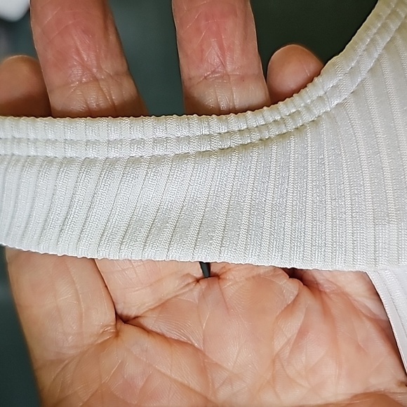 Pink Victoria secrets white padded pushup bathing suit top. Size small. - Picture 15 of 15